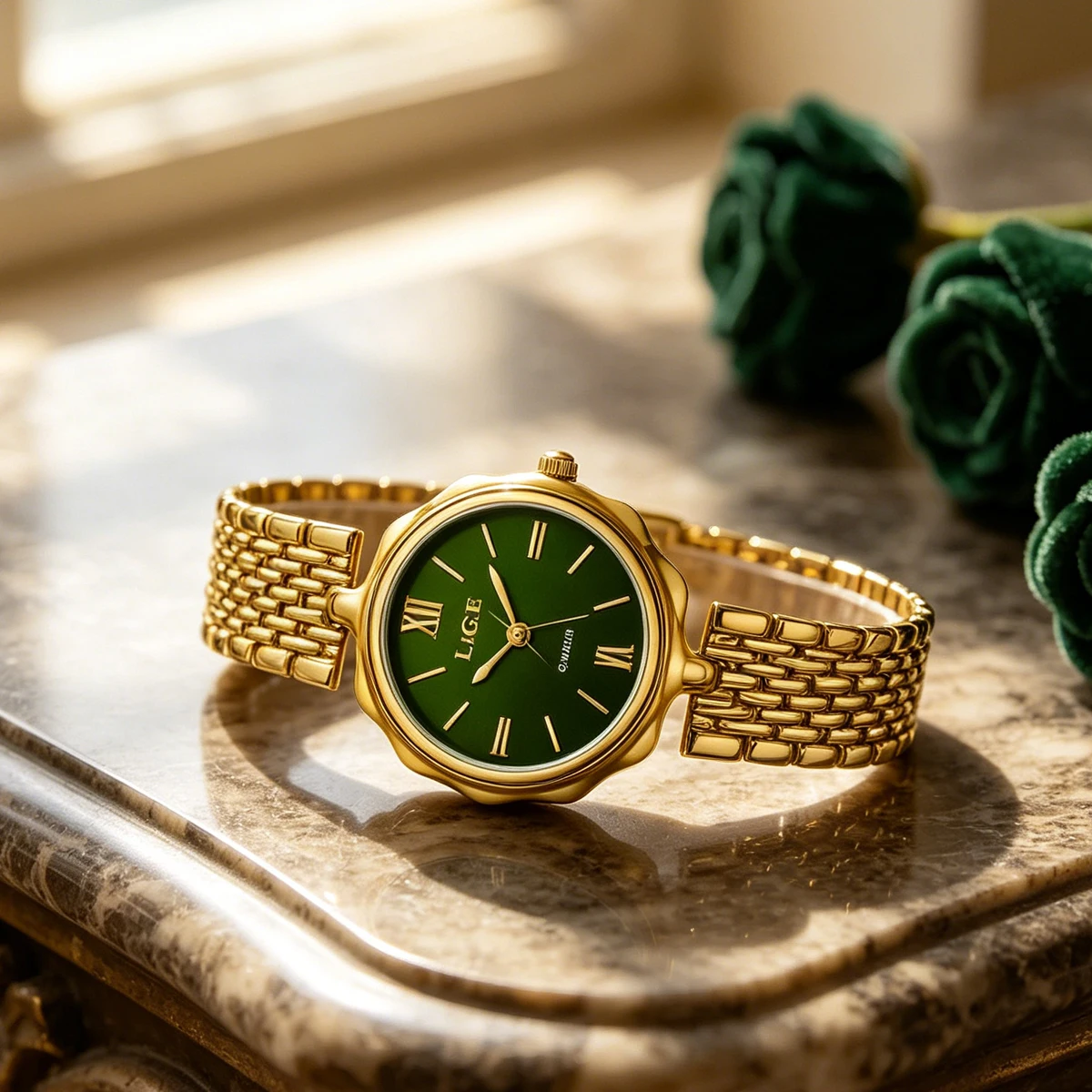 LIGE Luxury Top Brand Women's Watches Elegant Fashion Gold Watch for Women Original Simple Quartz Waterproof Wristwatch Ladies
LIGE Luxury Top Brand Women's Watches Elegant Fashion Gold Watch for Women Original Simple Quartz Waterproof Wristwatch Ladies