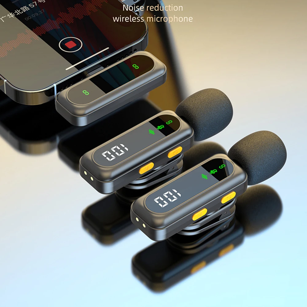 New Magnetic Digital Display Wireless Lapel Microphone 2.4G Live Noise Reduction Microphone 1 Drag 1/2 Phone Computer Style
New Magnetic Digital Display Wireless Lapel Microphone 2.4G Live Noise Reduction Microphone 1 Drag 1/2 Phone Computer Style