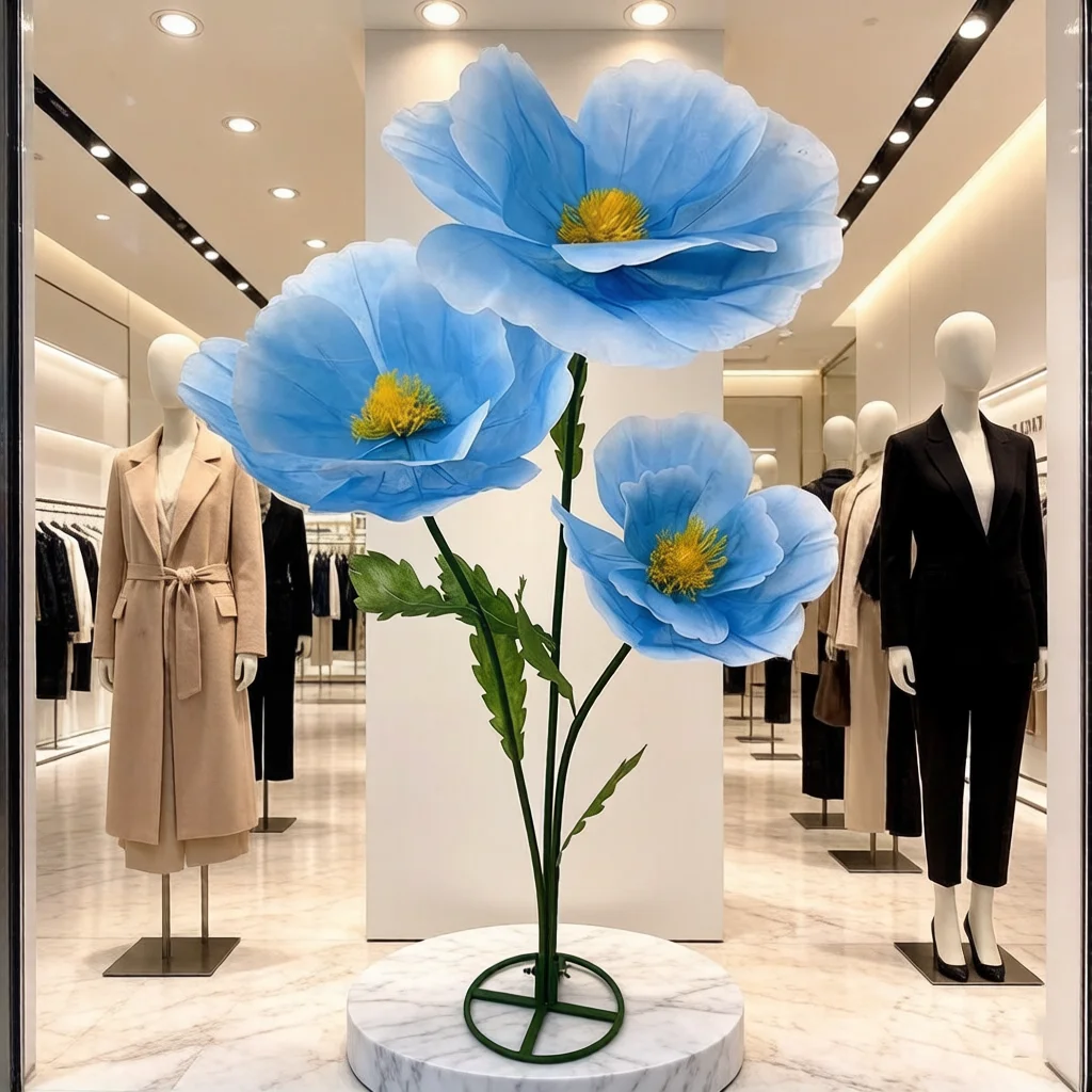 Giant Poppy Artificial Flower, Wedding Commercial Display Decor, Fake Flower Photography Prop
Giant Poppy Artificial Flower, Wedding Commercial Display Decor, Fake Flower Photography Prop