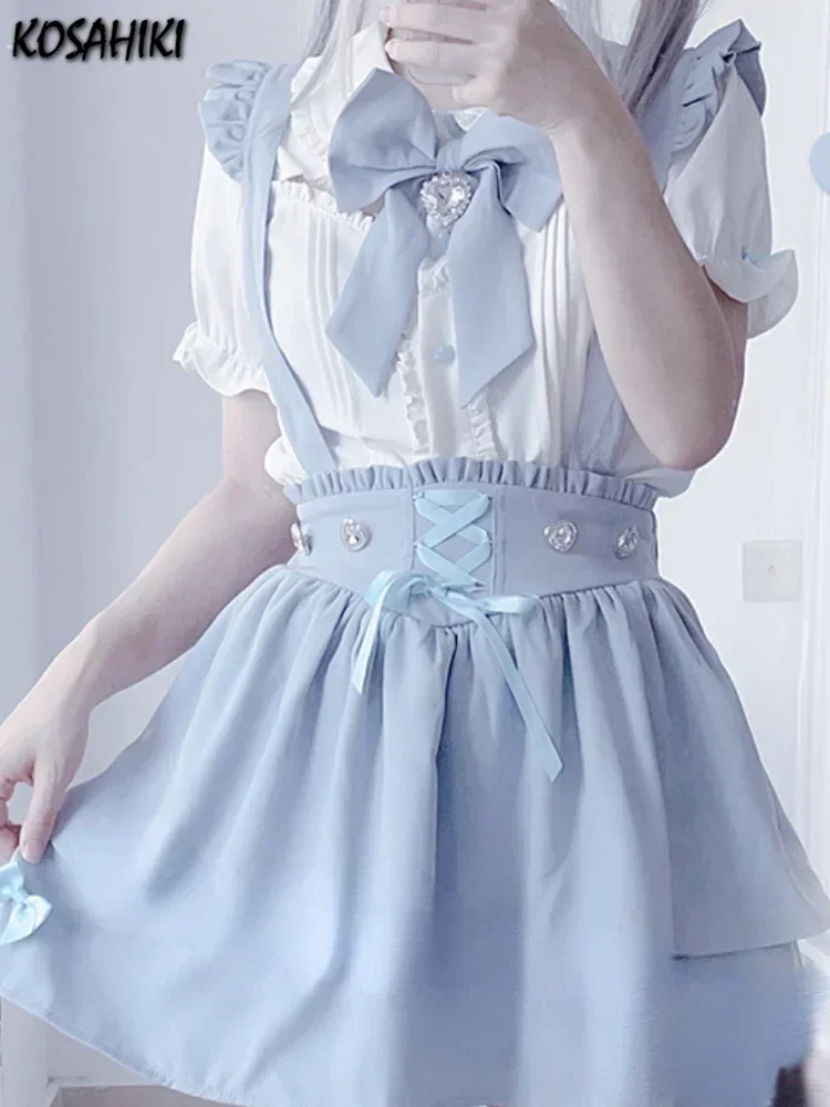 2025 Japanese Fairy Blouse Sweet Casual All Match Y2k Aesthetic Ruffled Blusas Cute Kawaii Turn Down Collar Shirts Women Summer
2025 Japanese Fairy Blouse Sweet Casual All Match Y2k Aesthetic Ruffled Blusas Cute Kawaii Turn Down Collar Shirts Women Summer