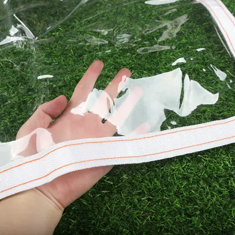 Personalizza la tela impermeabile in tela trasparente per piante grasse da giardino, copertura in tela trasparente per finestre del balcone, panno antipioggia