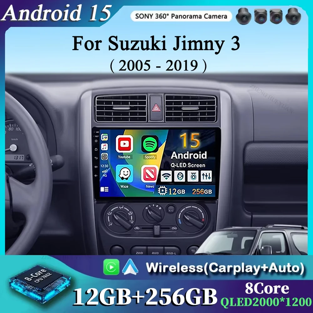 2K 12 + 256 QLED Android 15 CarPlay для Suzuki Jimny 3 2004-2019 Автомобильный радиоприемник Мультимедийный видеоплеер GPS стерео головное устройство 4G WIFI
2K 12 + 256 QLED Android 15 CarPlay для Suzuki Jimny 3 2004-2019 Автомобильный радиоприемник Мультимедийный видеоплеер GPS стерео головное устройство 4G WIFI