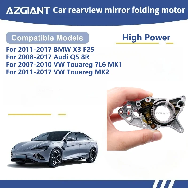 AZGIANT For BMW X3 F25/Audi Q5 8R/VW Touareg 7L6 MK1/VW Touareg MK2 Car Power Fold Mirror 12V Motor module car accessories R/L
AZGIANT For BMW X3 F25/Audi Q5 8R/VW Touareg 7L6 MK1/VW Touareg MK2 Car Power Fold Mirror 12V Motor module car accessories R/L
