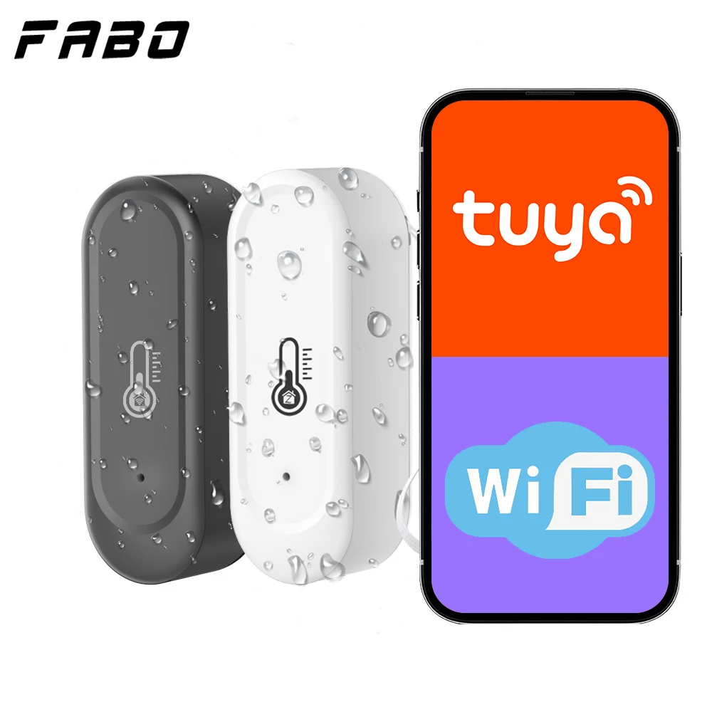 Tuya Smart ZIgbee/WIFI IP65 waterproof Temperature and Humidity Sensor APP Monitoring For Alexa Google Home
Tuya Smart ZIgbee/WIFI IP65 waterproof Temperature and Humidity Sensor APP Monitoring For Alexa Google Home