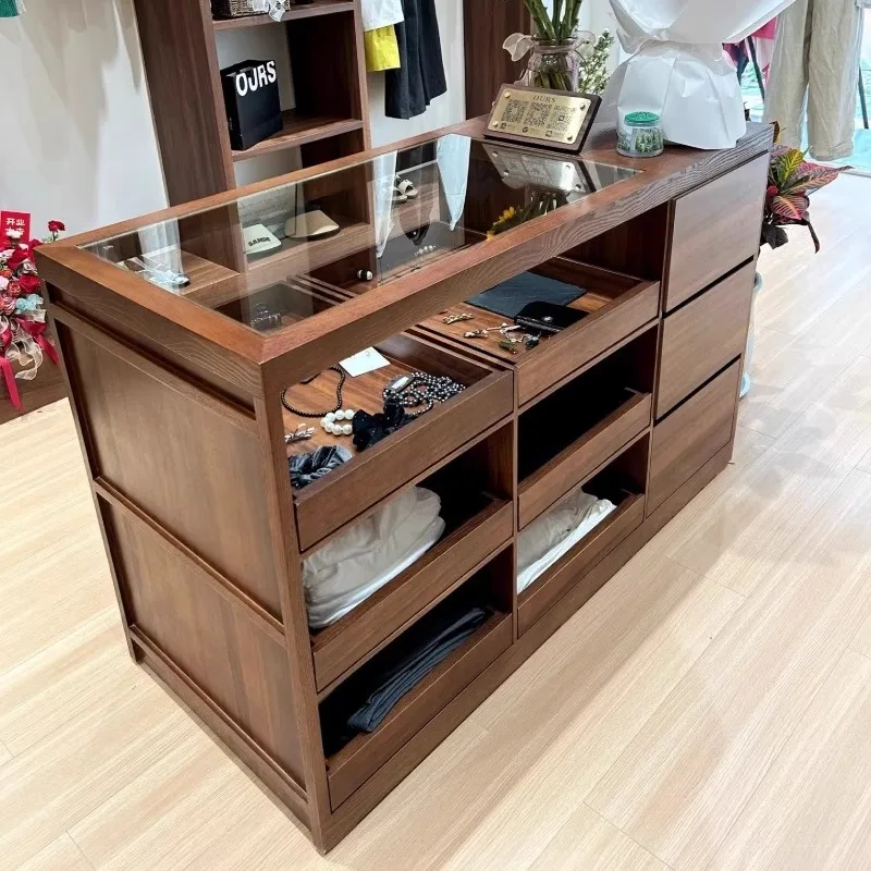Clothing Store Nakajima Cabinet Display Table Side Cabinet Locker Decorative Ornament Display Cabinet Log Color Jewelry
Clothing Store Nakajima Cabinet Display Table Side Cabinet Locker Decorative Ornament Display Cabinet Log Color Jewelry