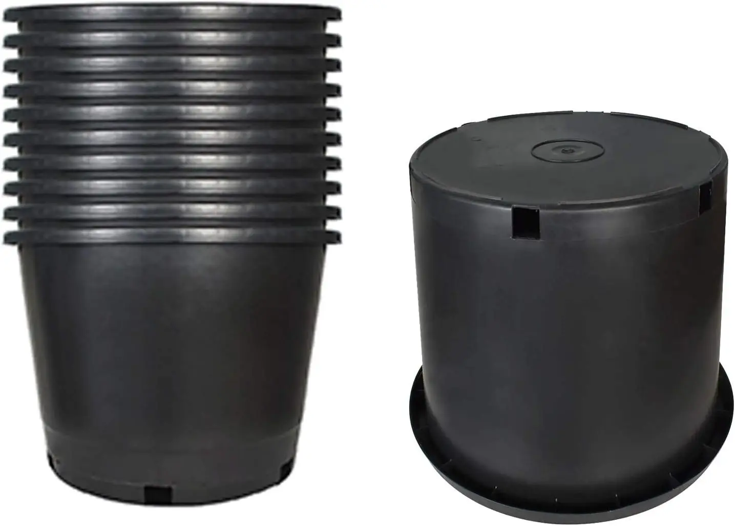 10-Pack 15 Gallon Premium Black Nursery Pot Plant Container Garden Planter Pots (15 Gallon)
10-Pack 15 Gallon Premium Black Nursery Pot Plant Container Garden Planter Pots (15 Gallon)