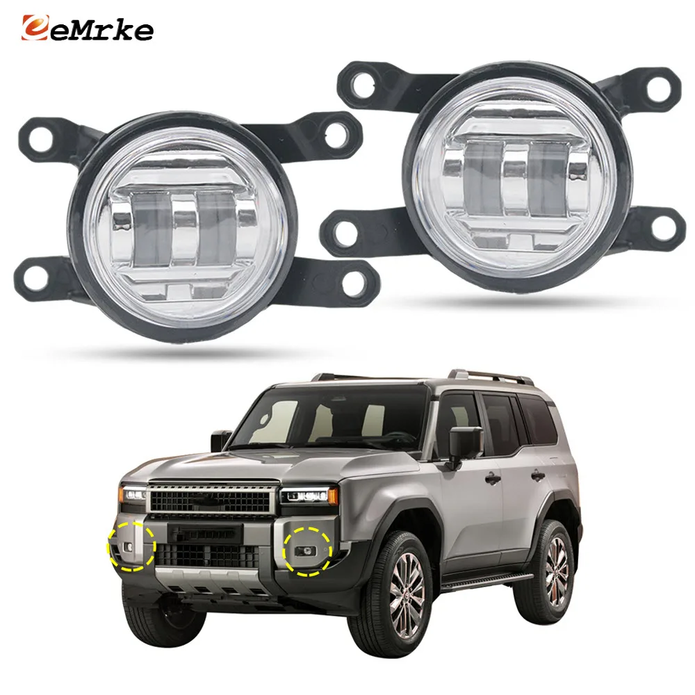15 Вт X2, белые, желтые светодиодные противотуманные фары в сборе для Toyota Land Cruiser Prado 250 2024, автомобильные противотуманные фары, линзы DRL, дневные ходовые огни
15 Вт X2, белые, желтые светодиодные противотуманные фары в сборе для Toyota Land Cruiser Prado 250 2024, автомобильные противотуманные фары, линзы DRL, дневные ходовые огни