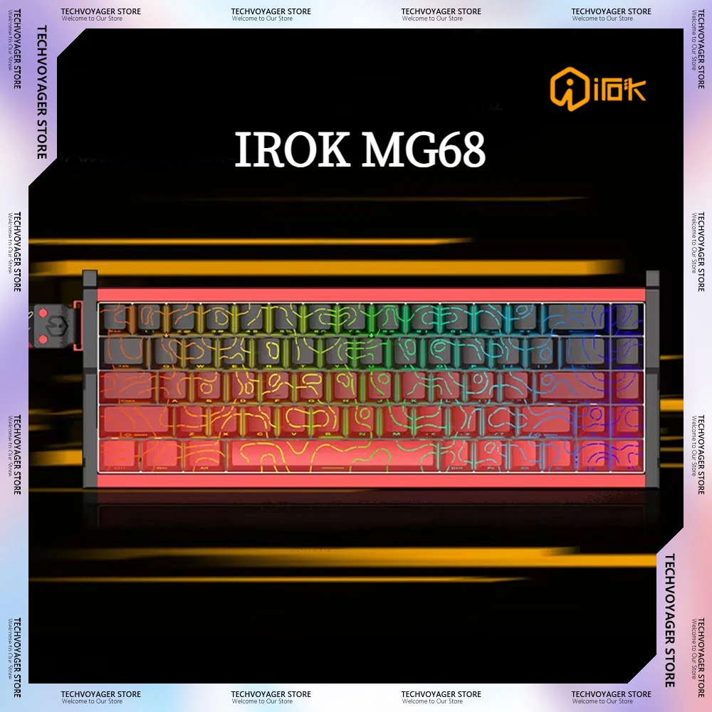 Irok MG68 Магнитный переключатель Механическая клавиатура RGB 8K Горячая замена Алюминиевая игровая клавиатура по индивидуальному заказу ПК Аксессуары для киберспорта Подарки
Irok MG68 Магнитный переключатель Механическая клавиатура RGB 8K Горячая замена Алюминиевая игровая клавиатура по индивидуальному заказу ПК Аксессуары для киберспорта Подарки