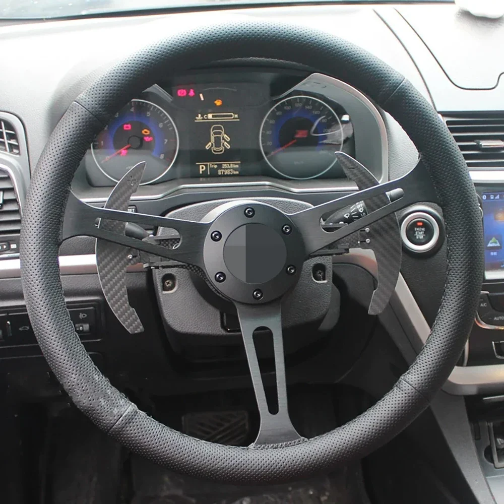 Universal Car Modification Steering Wheel 15 Inch 380MM Genuine Leather Sport Racing Steering Wheel Quick Release Steering Wheel
Universal Car Modification Steering Wheel 15 Inch 380MM Genuine Leather Sport Racing Steering Wheel Quick Release Steering Wheel