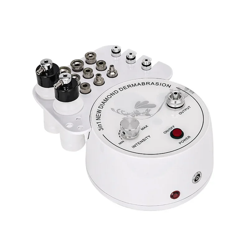 3 in 1 Blackhead Vacuum 9 Diamond Tip and 3 Wands Diamond Microdermabrasion Facial Machine
3 in 1 Blackhead Vacuum 9 Diamond Tip and 3 Wands Diamond Microdermabrasion Facial Machine