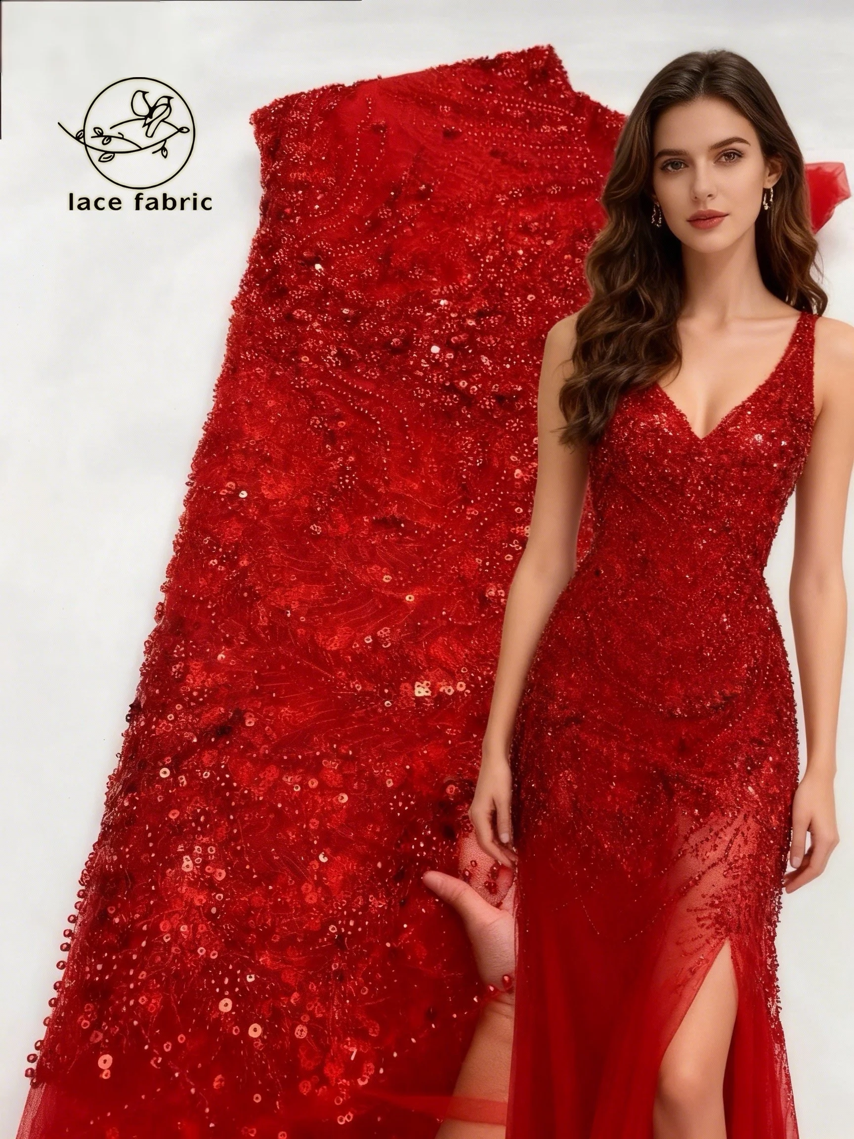 Красное африканское кружево 2026: высококачественное французское кружево с бисером, роскошный тюль, нигерийское кружево с пайетками для свадебных платьев
Красное африканское кружево 2026: высококачественное французское кружево с бисером, роскошный тюль, нигерийское кружево с пайетками для свадебных платьев