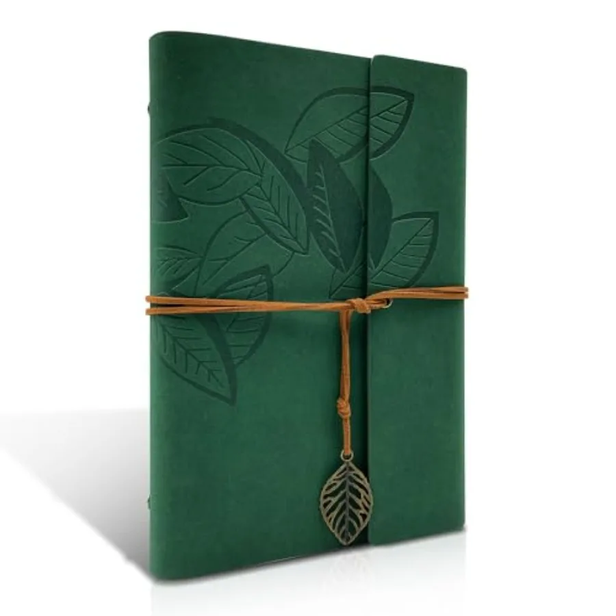 PU Leather Journal Notebook, Vintage Refillable Bound Travel Diary, Ring Binder Daily Journal for Writing, A5 Notebook for Wome
PU Leather Journal Notebook, Vintage Refillable Bound Travel Diary, Ring Binder Daily Journal for Writing, A5 Notebook for Wome