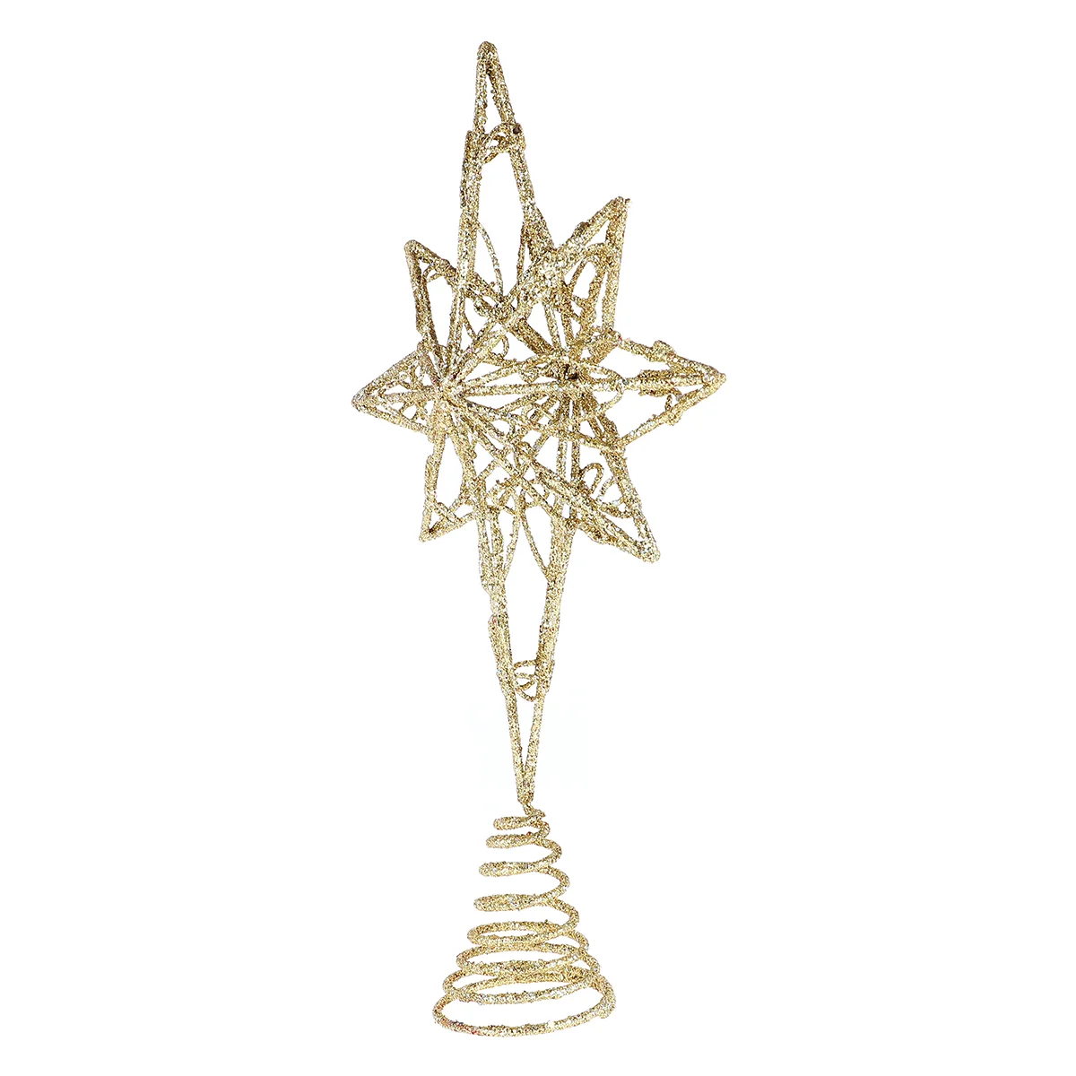 Christmas Tree Topper Light up Octagon Star Decorations Metal Festival Treetop Golden Xmas Trees
Christmas Tree Topper Light up Octagon Star Decorations Metal Festival Treetop Golden Xmas Trees