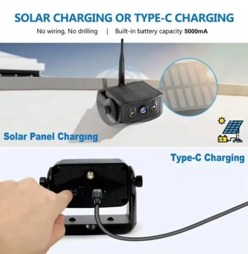 5-Inch IPS Screen Reverse Camera Kit Waterproof Wireless Solar Magnetic Trailer RV Pickup Camper
5-Inch IPS Screen Reverse Camera Kit Waterproof Wireless Solar Magnetic Trailer RV Pickup Camper