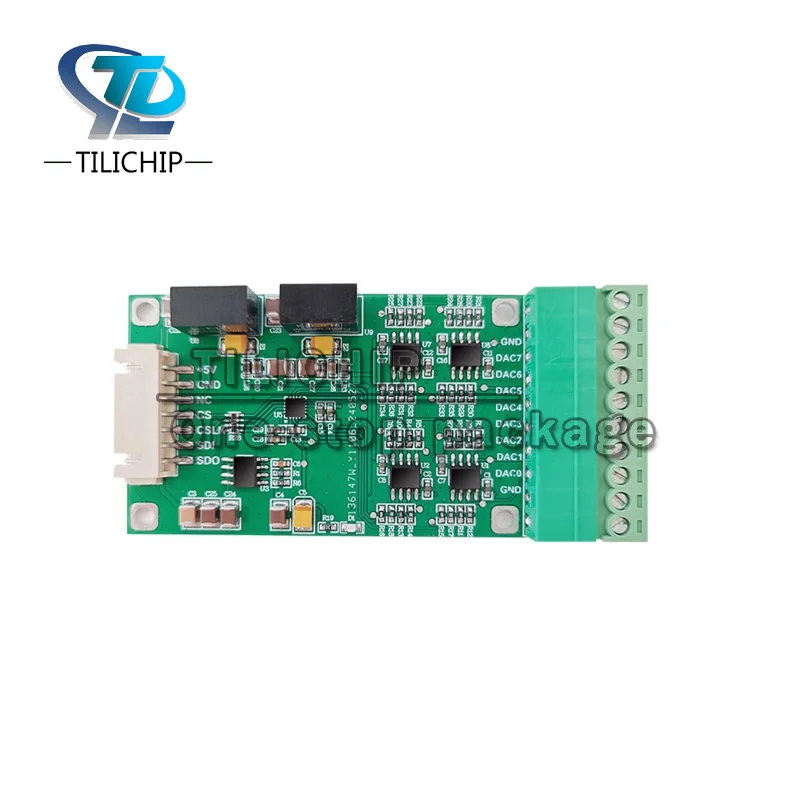 DAC80508 module low-speed precision DAC 16BIT digital to analog converter 8 channels ±10V range output
DAC80508 module low-speed precision DAC 16BIT digital to analog converter 8 channels ±10V range output