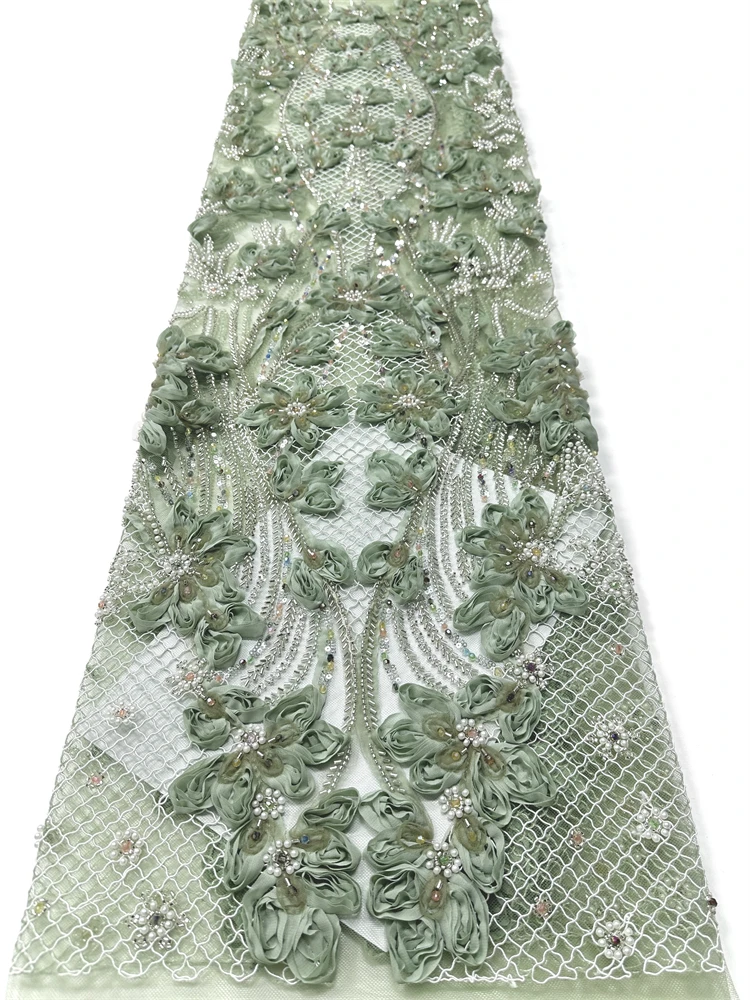 2026 3D African Beaded Lace Fabric High-Quality Nigerian French Sequined Lace Suitable for Women's Wedding Party Dresses
2026 3D African Beaded Lace Fabric High-Quality Nigerian French Sequined Lace Suitable for Women's Wedding Party Dresses