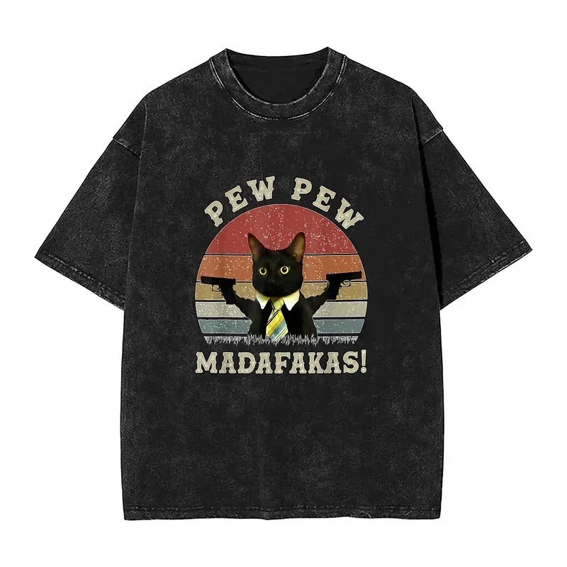Винтажная Футболка большого размера с эффектом потертости pew madafakas, хлопковые футболки, футболка с черной кошкой для мужчин, пляжная одежда Y2K в стиле ретро
Винтажная Футболка большого размера с эффектом потертости pew madafakas, хлопковые футболки, футболка с черной кошкой для мужчин, пляжная одежда Y2K в стиле ретро