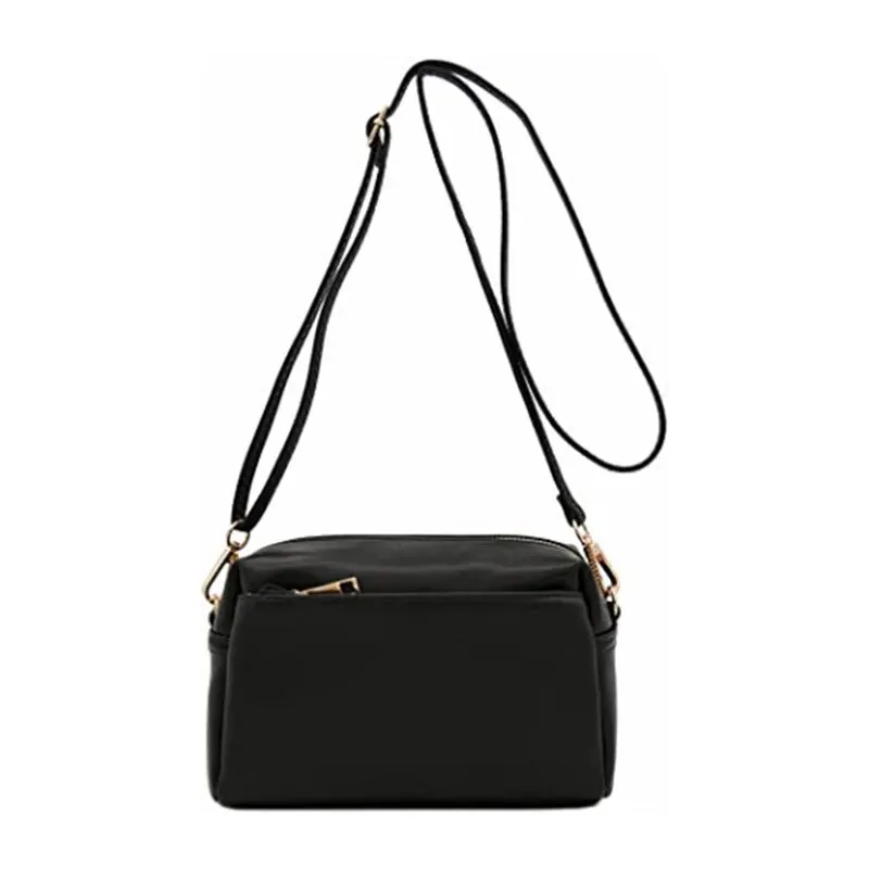 Classic Triple Zip Crossbody Bag Fashion PU Leather Female Handbags for Women Luxury Designer Office Lady Shoulder Bags
Classic Triple Zip Crossbody Bag Fashion PU Leather Female Handbags for Women Luxury Designer Office Lady Shoulder Bags