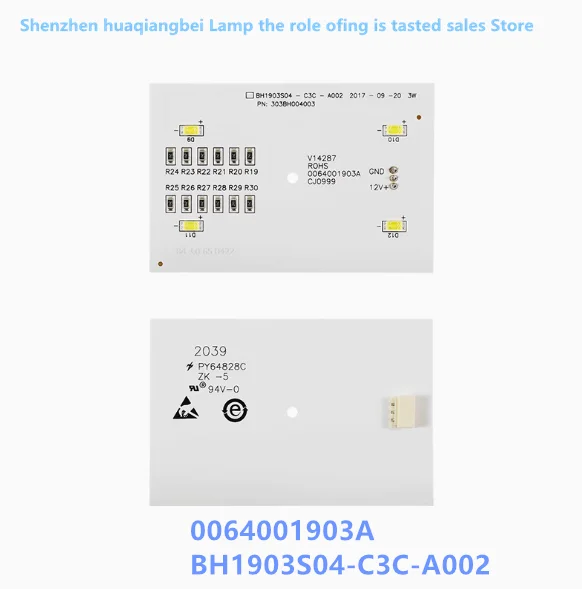 Suitable for refrigerator refrigeration light LED light 0064001903A freezer compartment lighting strip light board
Suitable for refrigerator refrigeration light LED light 0064001903A freezer compartment lighting strip light board