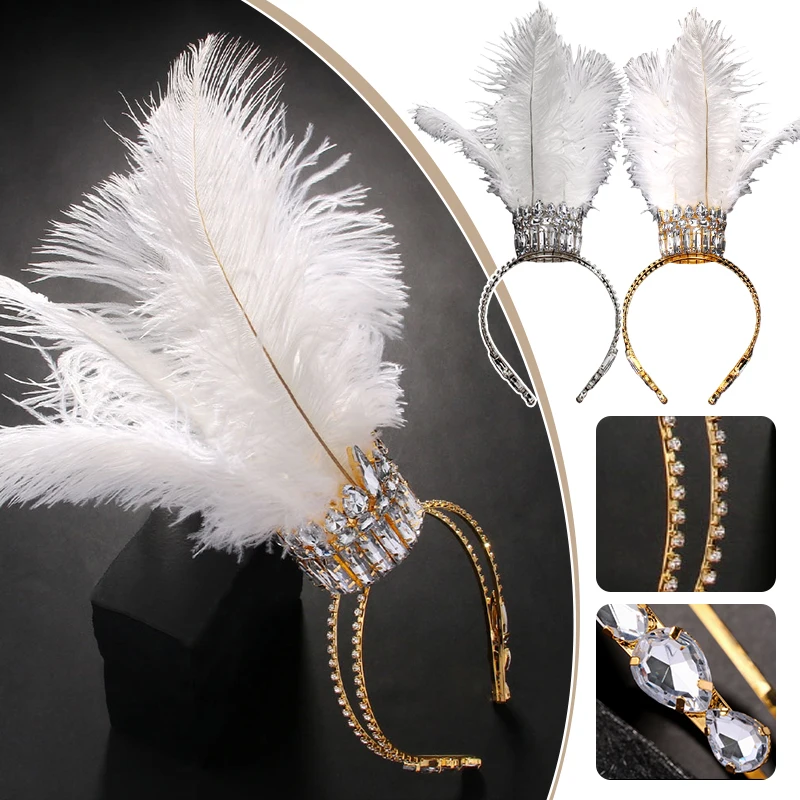 Gothic Rhinestone Feather Headband for Women and Girls Elegant Dance Performance Party Cosplay & Photography Headdress Accessory
Gothic Rhinestone Feather Headband for Women and Girls Elegant Dance Performance Party Cosplay & Photography Headdress Accessory