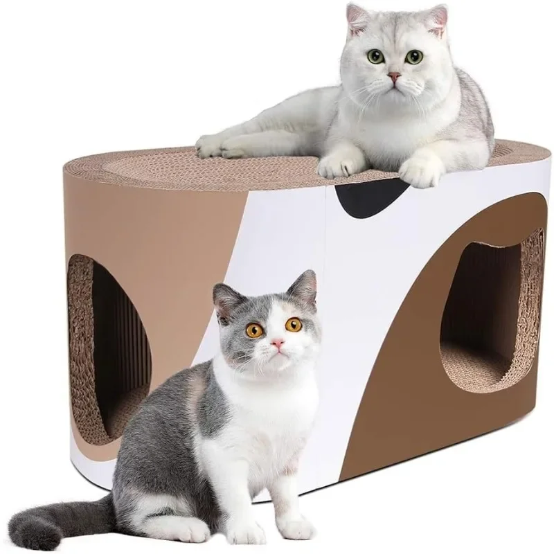 Big Cat Scratcher Lounge, Corrugated Cardboard Cat Scratcher House with Hole, Large Scratching Lounger Bed, Cat Scratching
Big Cat Scratcher Lounge, Corrugated Cardboard Cat Scratcher House with Hole, Large Scratching Lounger Bed, Cat Scratching