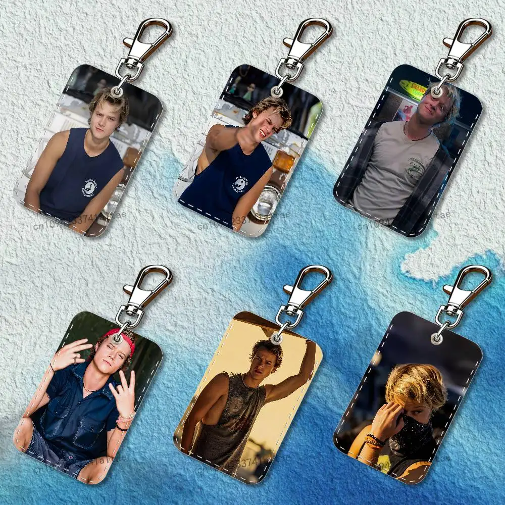 Actor R-Rudy Pankow Rectangle Card Case Keychain Access Card Bag Key Tag Ring Leather Card Holder Key Ring Access
Actor R-Rudy Pankow Rectangle Card Case Keychain Access Card Bag Key Tag Ring Leather Card Holder Key Ring Access