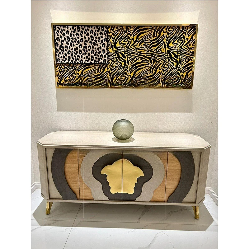 Italian light luxury villa solid wood dining side cabinet entry porch cabinet large apartment high-end TV cabinet furniture
Italian light luxury villa solid wood dining side cabinet entry porch cabinet large apartment high-end TV cabinet furniture