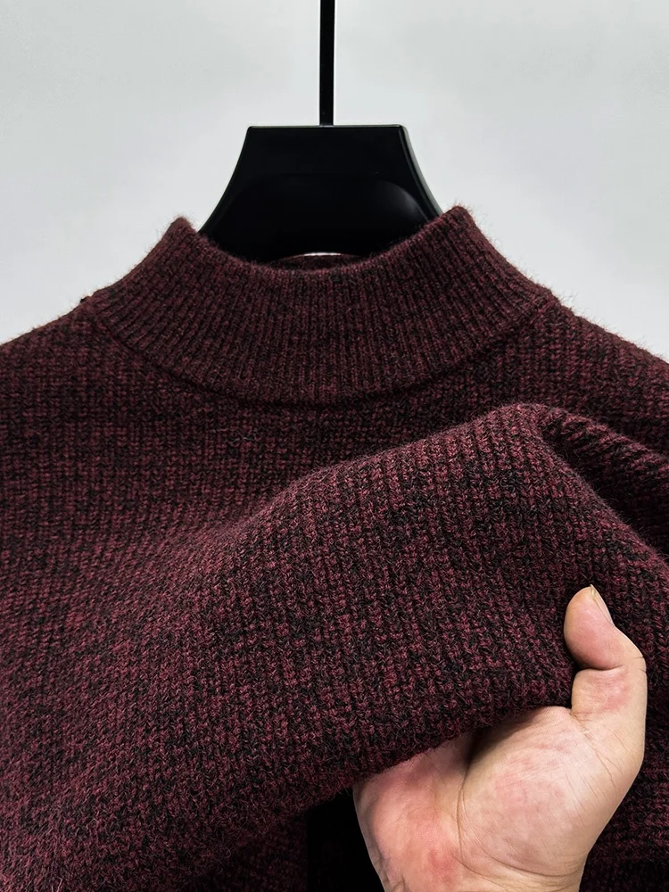Ankela Thiened Loose Knitted Sweater f High Collar Autumn Winter Men's Faion Ci Casual Long Sve Crew Ne Sweater
Ankela Thiened Loose Knitted Sweater f High Collar Autumn Winter Men's Faion Ci Casual Long Sve Crew Ne Sweater