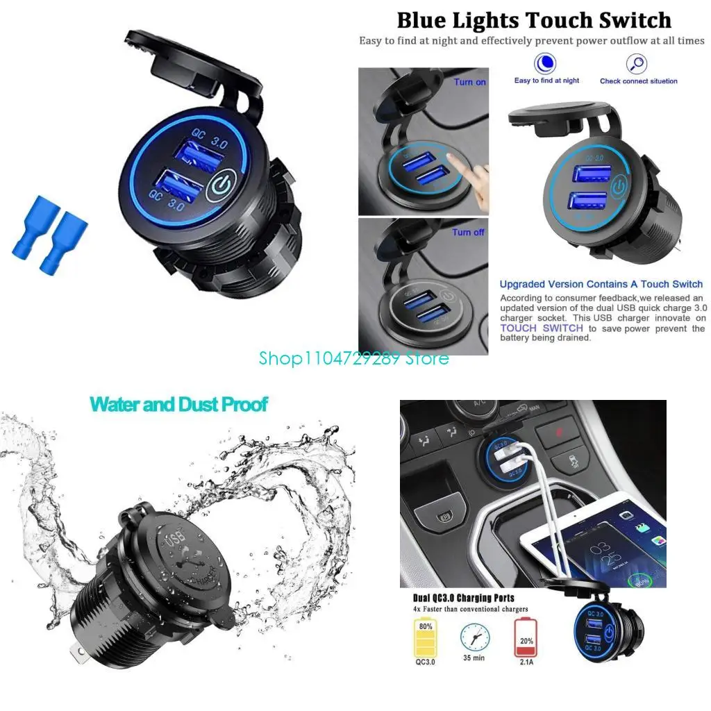 D8KE 18W High Speed Car Chargers Plastic Suitable for Multiple Mobile Devices
D8KE 18W High Speed Car Chargers Plastic Suitable for Multiple Mobile Devices