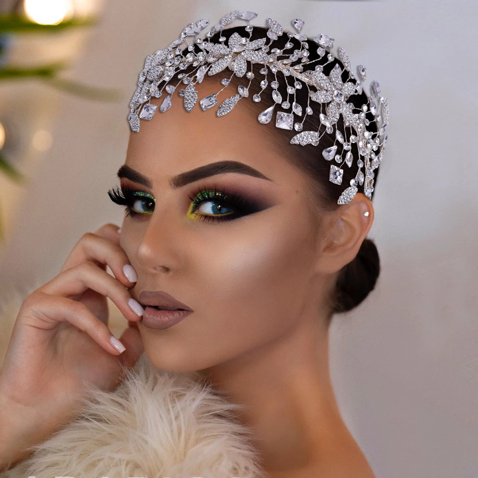 Fishbone Like Rhinestone Wedding Hairband For Bride Flowers Leaf Original Headband Fascinators For Women Wedding Hair Deco
Fishbone Like Rhinestone Wedding Hairband For Bride Flowers Leaf Original Headband Fascinators For Women Wedding Hair Deco