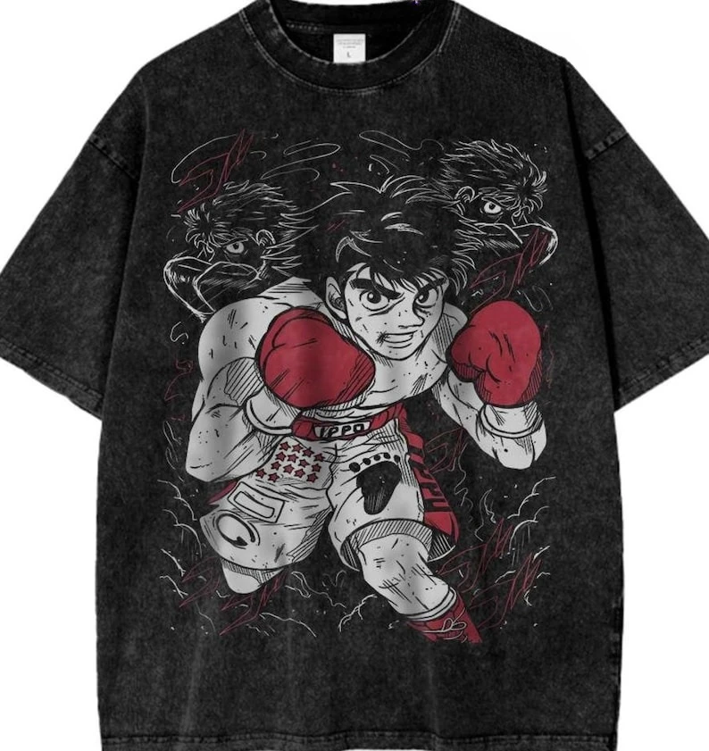 Мужская футболка в стиле аниме Hajime No Ippo, уличная футболка в стиле хип-хоп, Harajuku Kamogawa, боксерский тренажерный зал, KBG, хлопковая дышащая одежда с мультяшным принтом
Мужская футболка в стиле аниме Hajime No Ippo, уличная футболка в стиле хип-хоп, Harajuku Kamogawa, боксерский тренажерный зал, KBG, хлопковая дышащая одежда с мультяшным принтом