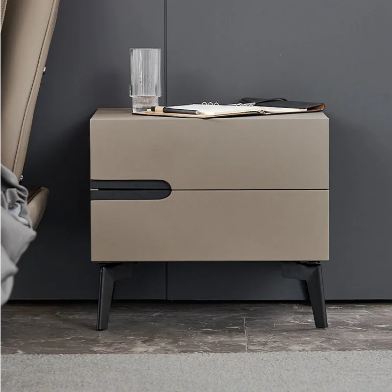 Italian bedside table solid wood leather all solid wood modern simple light luxury bedside table bedroom
Italian bedside table solid wood leather all solid wood modern simple light luxury bedside table bedroom
