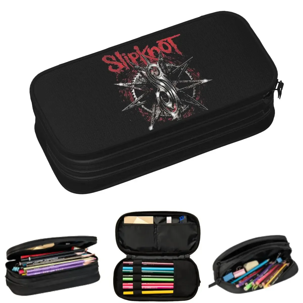 S-Slipknots Heavy Mental Music Pencil Cases for Students Gifts Pen Box Pencil Bag Pencil Pouch Storage Stationery Supplies
S-Slipknots Heavy Mental Music Pencil Cases for Students Gifts Pen Box Pencil Bag Pencil Pouch Storage Stationery Supplies
