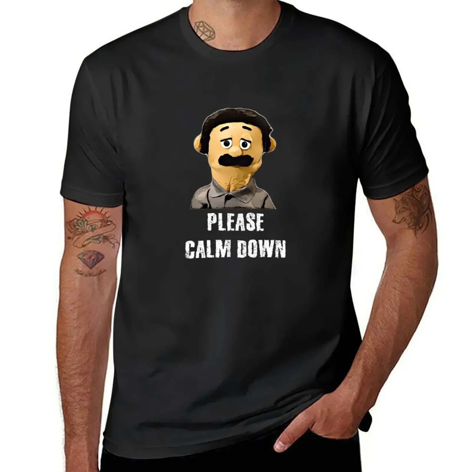 Please Calm Down Awkward Puppets Diego T-Shirt plain custom t shirt sweat anime t shirts plain black t shirts men
Please Calm Down Awkward Puppets Diego T-Shirt plain custom t shirt sweat anime t shirts plain black t shirts men