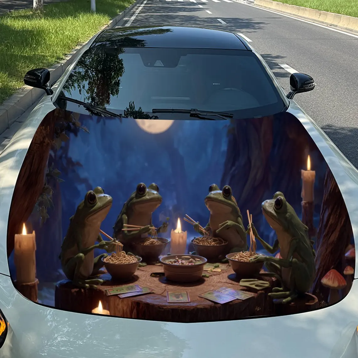 Elegant Creature Gathering Car Hood Stickers - Self-Adhesive, Waterproof and Durable Vinyl Wrap, Decorate And Protect Your Car,
Elegant Creature Gathering Car Hood Stickers - Self-Adhesive, Waterproof and Durable Vinyl Wrap, Decorate And Protect Your Car,