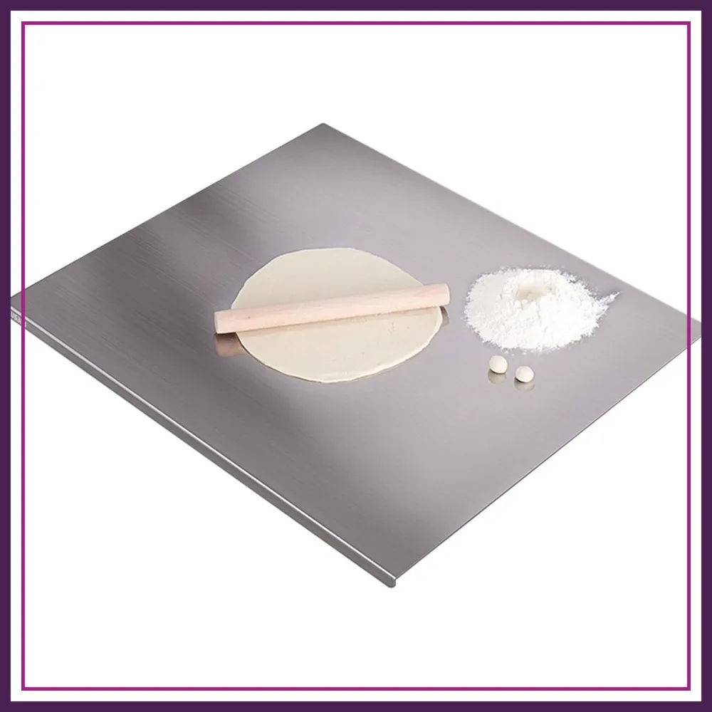 304 Stainless Steel Cutting Board, 19.6x23.6x0.06", Double-Sided for Raw & Cooked Food
304 Stainless Steel Cutting Board, 19.6x23.6x0.06", Double-Sided for Raw & Cooked Food