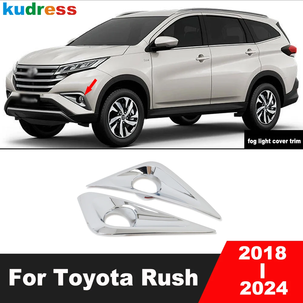 For Toyota Rush 2018 2019 2020 2021 2022 2023 2024 Chrome Front Fog Lights Lamp Cover Trim Foglight Bezel Trims Car Accessories
For Toyota Rush 2018 2019 2020 2021 2022 2023 2024 Chrome Front Fog Lights Lamp Cover Trim Foglight Bezel Trims Car Accessories