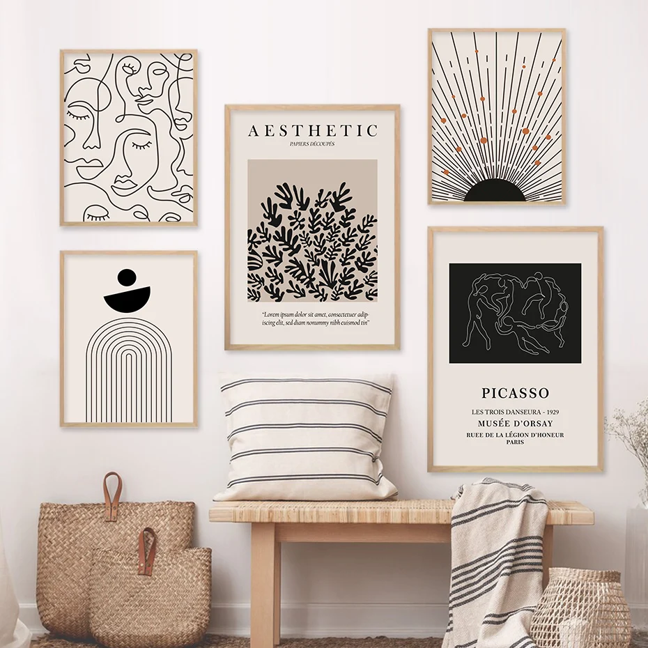 Henri Matisse Abstract Geometric Face Line Beige Bohemian Posters Canvas Painting Wall Art Print Picture Bedroom Home Decoration
Henri Matisse Abstract Geometric Face Line Beige Bohemian Posters Canvas Painting Wall Art Print Picture Bedroom Home Decoration