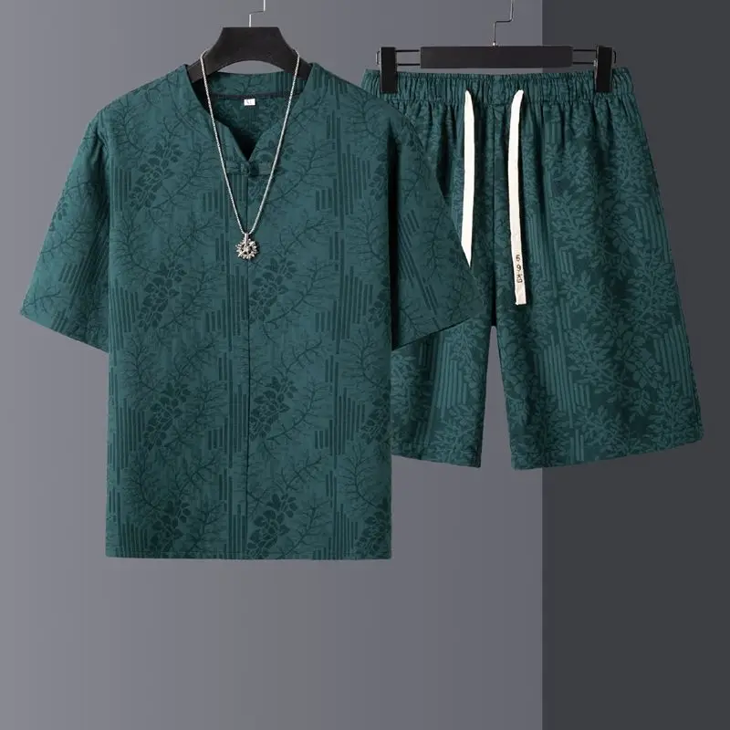 Summer Cotton Linen Large Size Casual Chinese Style Retro Men and Women Couple Suit Loose Fashion Two-piece Set Guochao Clothing
Summer Cotton Linen Large Size Casual Chinese Style Retro Men and Women Couple Suit Loose Fashion Two-piece Set Guochao Clothing