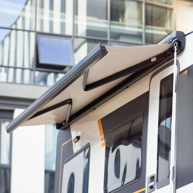 Retractable RV Awning Manual Electric Belt 100% Waterproof PVC Fabric RV RV Camper
Retractable RV Awning Manual Electric Belt 100% Waterproof PVC Fabric RV RV Camper