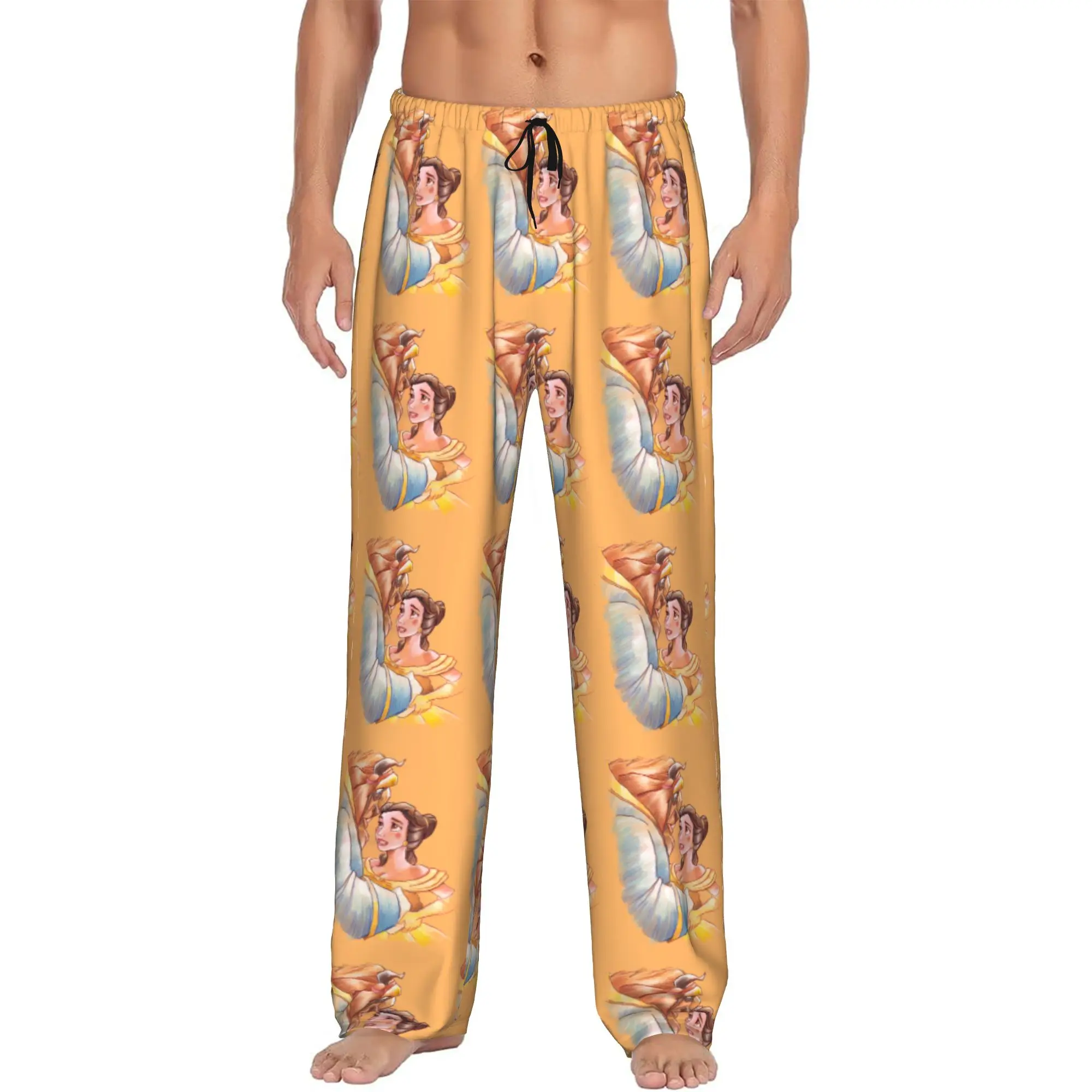 Custom Men's Beauty And The Beast Pajama Pants Printed Sleep Sleepwear Bottoms with Pockets
Custom Men's Beauty And The Beast Pajama Pants Printed Sleep Sleepwear Bottoms with Pockets