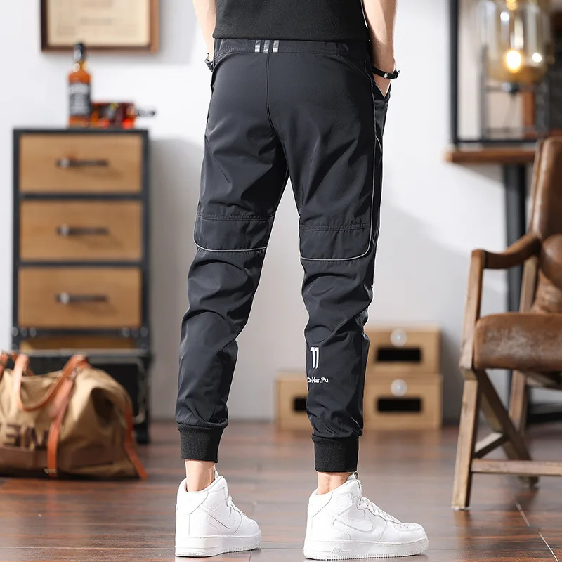 Sports pants men's summer ultra-thin ice silk breathable slim fit elastic small foot nine minute quick drying pants
Sports pants men's summer ultra-thin ice silk breathable slim fit elastic small foot nine minute quick drying pants