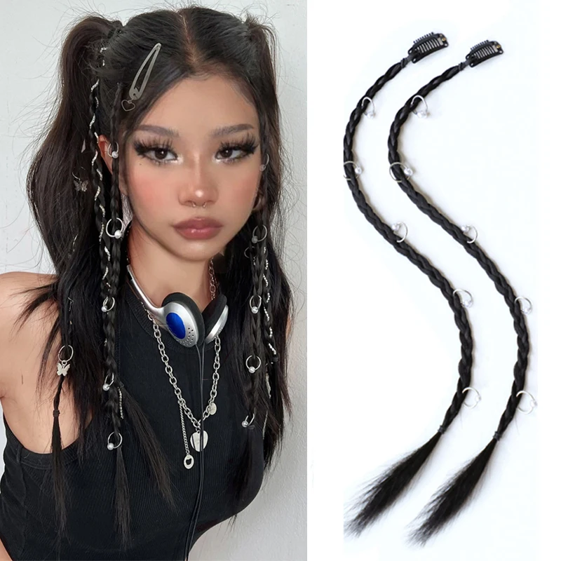 LANLAN Wig Braid Synthetic Braid Boxing Braid Imitation Pearl Twist Braid Clip in Hair Dirty Braid Ponytail
LANLAN Wig Braid Synthetic Braid Boxing Braid Imitation Pearl Twist Braid Clip in Hair Dirty Braid Ponytail