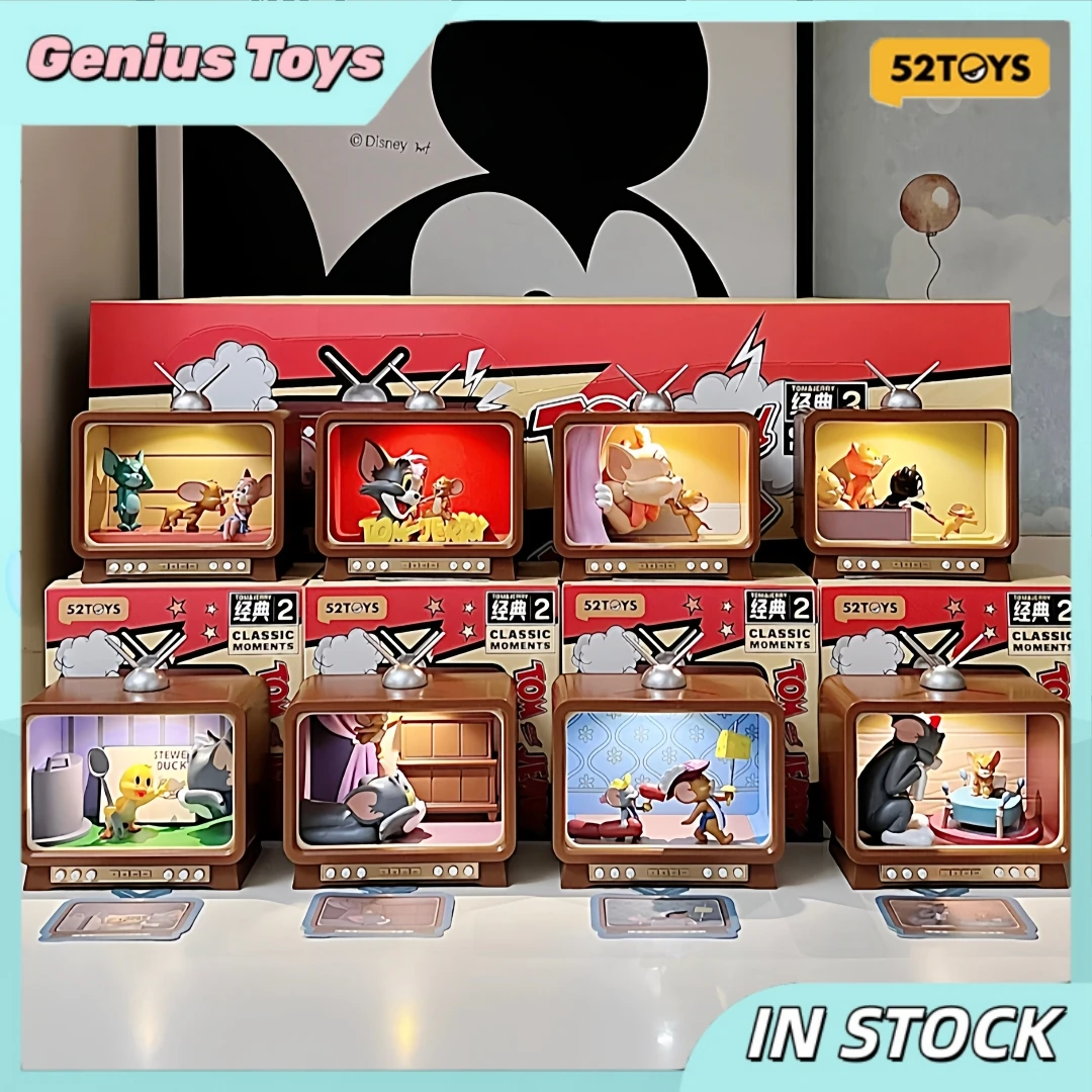 52 игрушки TOM and JERRY Classic MOMENT2 Series слепая коробка аниме фигурки модный настольный орнамент светящийся коллекционный подарок для детей
52 игрушки TOM and JERRY Classic MOMENT2 Series слепая коробка аниме фигурки модный настольный орнамент светящийся коллекционный подарок для детей