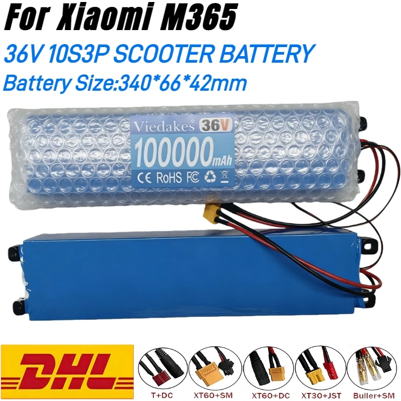 36V Li-ion Battery Pack for xiaomi m365 Electric Scooters Easy Installation with XT60, DC,XT30,JST Connectors 36v batterylithium
36V Li-ion Battery Pack for xiaomi m365 Electric Scooters Easy Installation with XT60, DC,XT30,JST Connectors 36v batterylithium