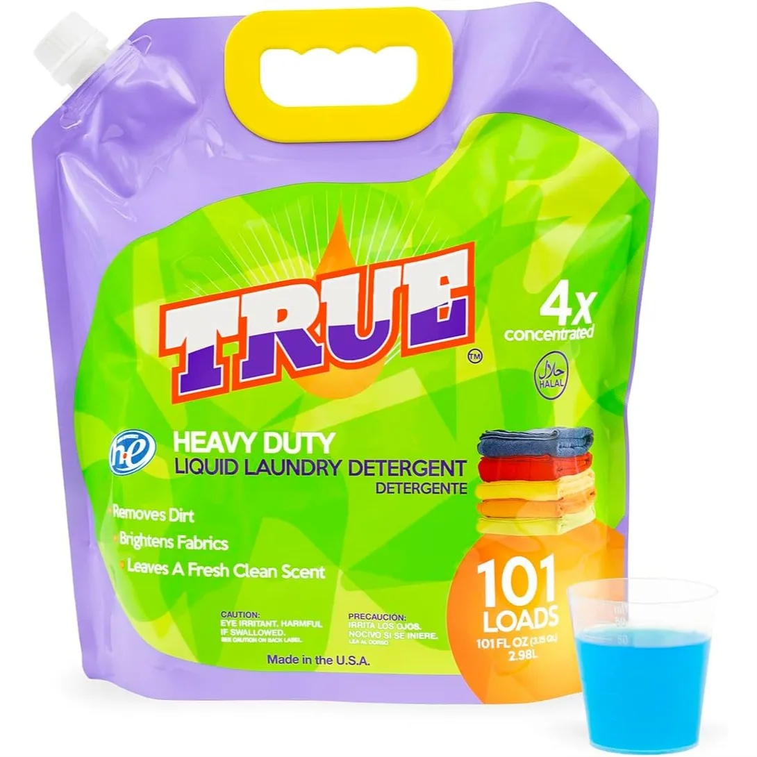 Heavy Duty Liquid Laundry Detergent, Original Scent, 101 Loads, 4x Concentrated
Heavy Duty Liquid Laundry Detergent, Original Scent, 101 Loads, 4x Concentrated
