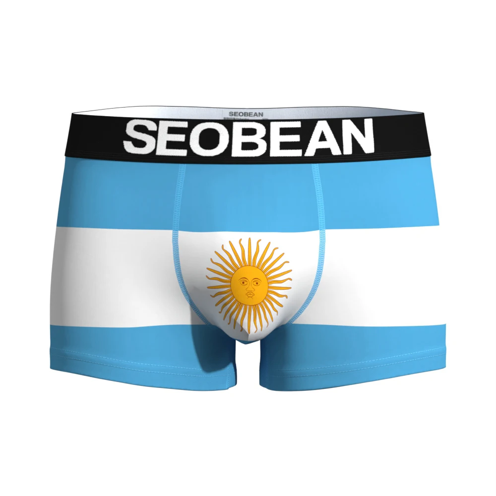 SEOBEAN Men's Low Waist Underwear Quick Drying World Cup Theme Youth Sexy Briefs Four Corners Design Comfortable Innerwear
SEOBEAN Men's Low Waist Underwear Quick Drying World Cup Theme Youth Sexy Briefs Four Corners Design Comfortable Innerwear