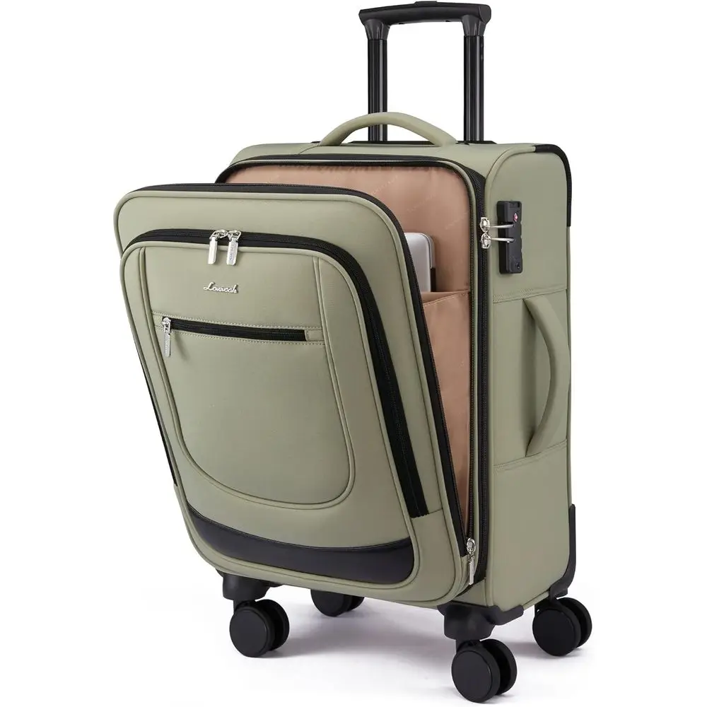 22 Airline Approved Spinner Suitcase with TSA Lock for Men & Women, Multiple Compartments for Travel
22 Airline Approved Spinner Suitcase with TSA Lock for Men & Women, Multiple Compartments for Travel