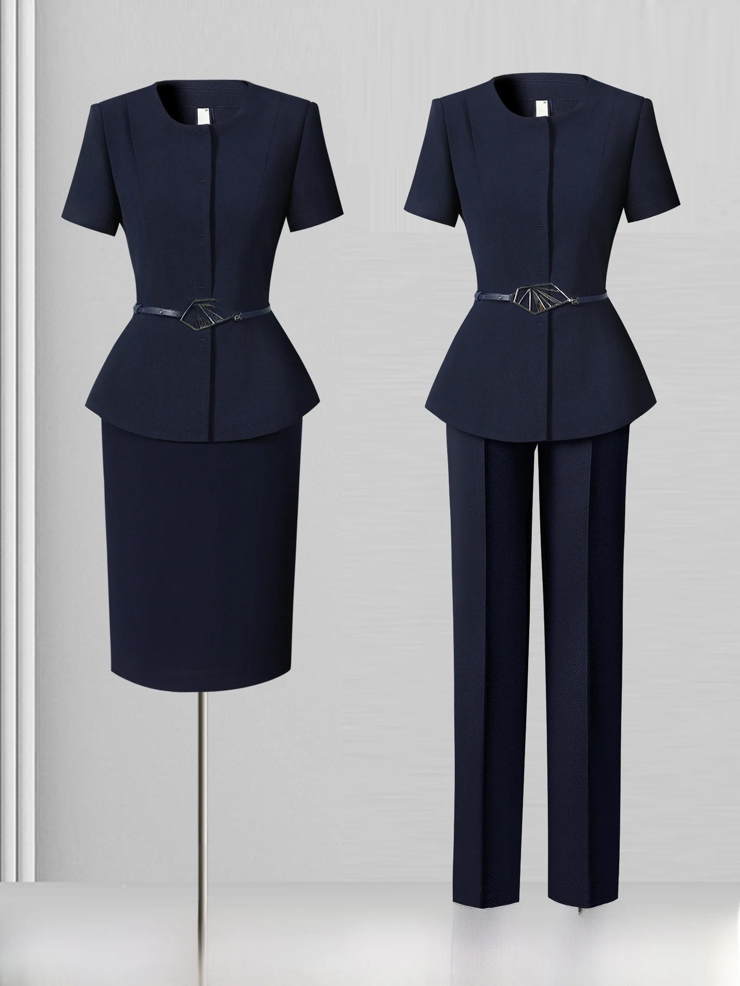 High-End Career Women's Suit Short Sleeve Thin Style Front Desk Workwear for Jewelry Store Sales Office Summer Collection
High-End Career Women's Suit Short Sleeve Thin Style Front Desk Workwear for Jewelry Store Sales Office Summer Collection