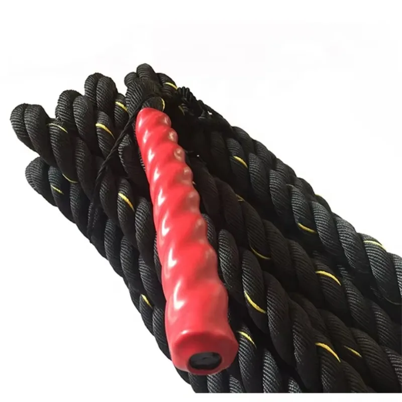Polyester Battle Rope Heavy Duty Gym Fitness Strength Training Equipment
Polyester Battle Rope Heavy Duty Gym Fitness Strength Training Equipment